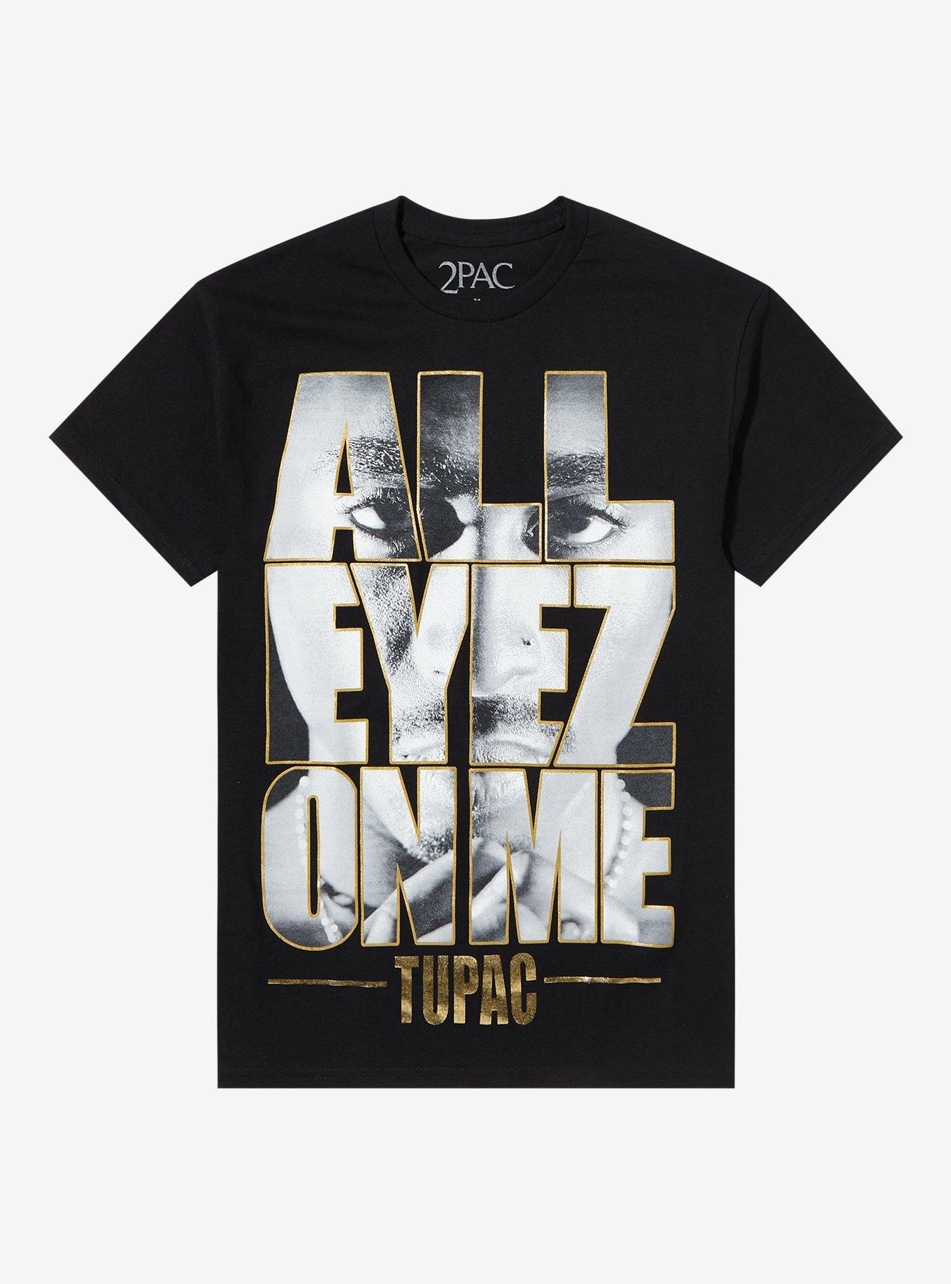 Tupac All Eyez On Me Foil Print T-Shirt | Hot Topic