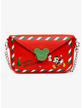 Disney Mickey Mouse Christmas Letter to Santa Crossbody Bag, , hi-res