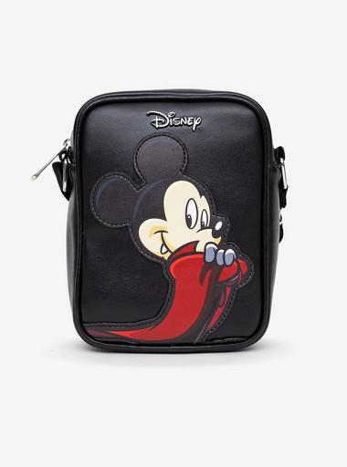 Disney Mickey Mouse and Pluto Dracula Poses Crossbody Bag