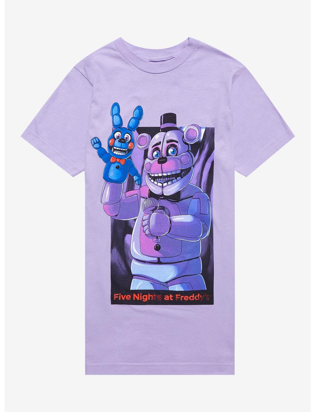 Five Nights At Freddy's Bonnie Hand Puppet Boyfriend Fit Girls T-Shirt, MULTI, hi-res