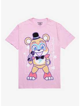 Five Nights At Freddy's Chibi Glamrock Freddy Boyfriend Fit Girls T-Shirt, , hi-res