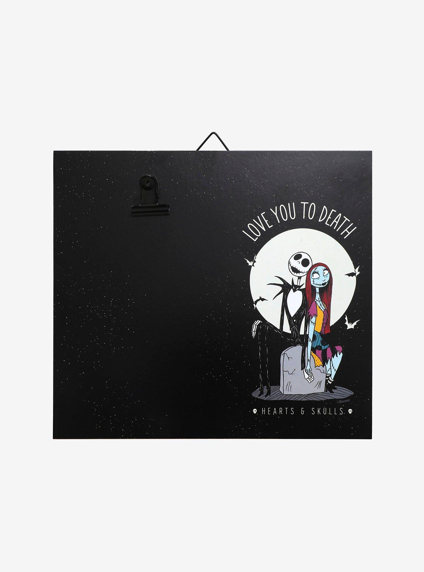 The Nightmare Before Christmas Jack & Sally Frame With Clip, , hi-res