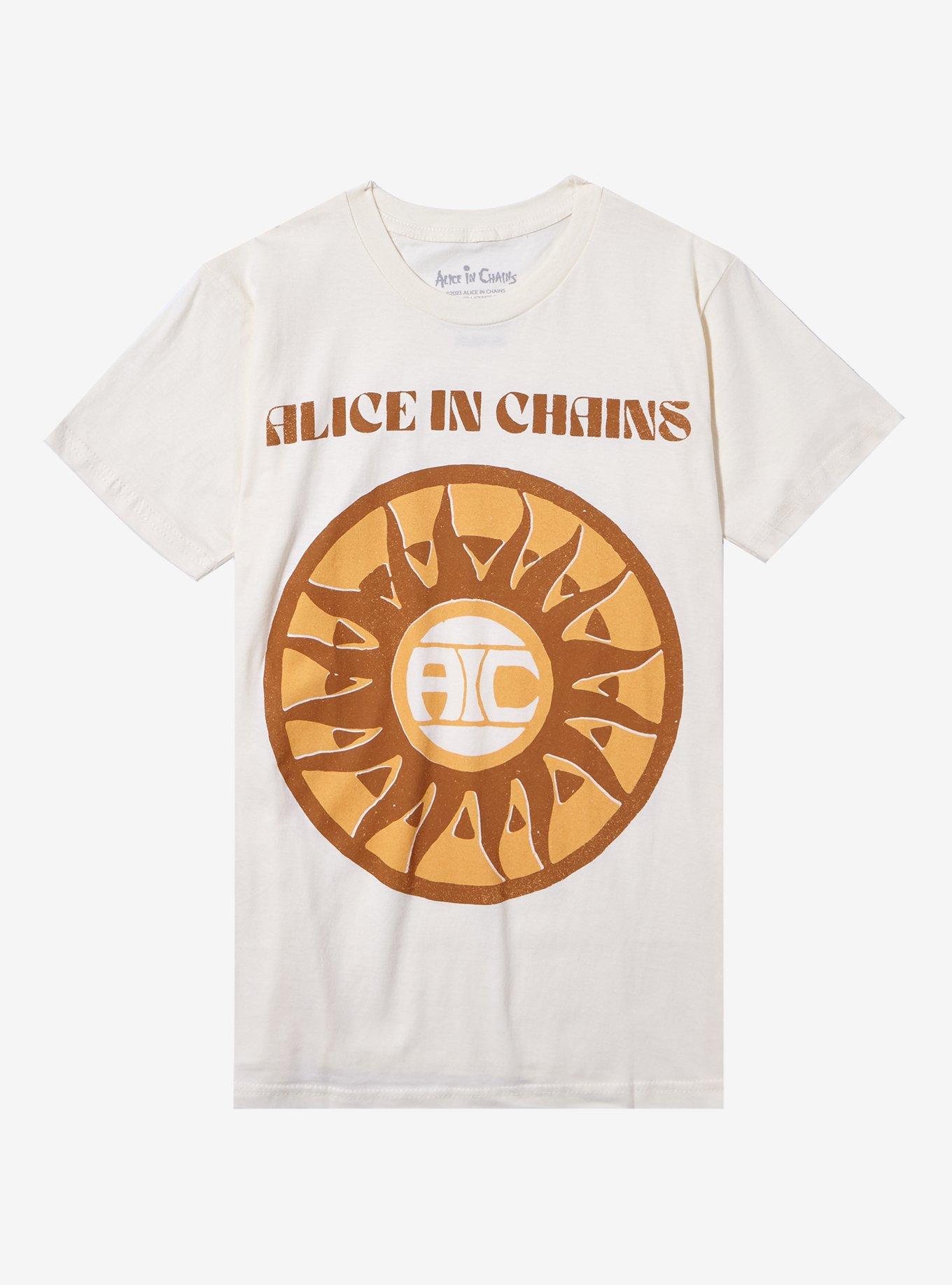 Alice In Chains Sun Boyfriend Fit Girls T-Shirt, , hi-res