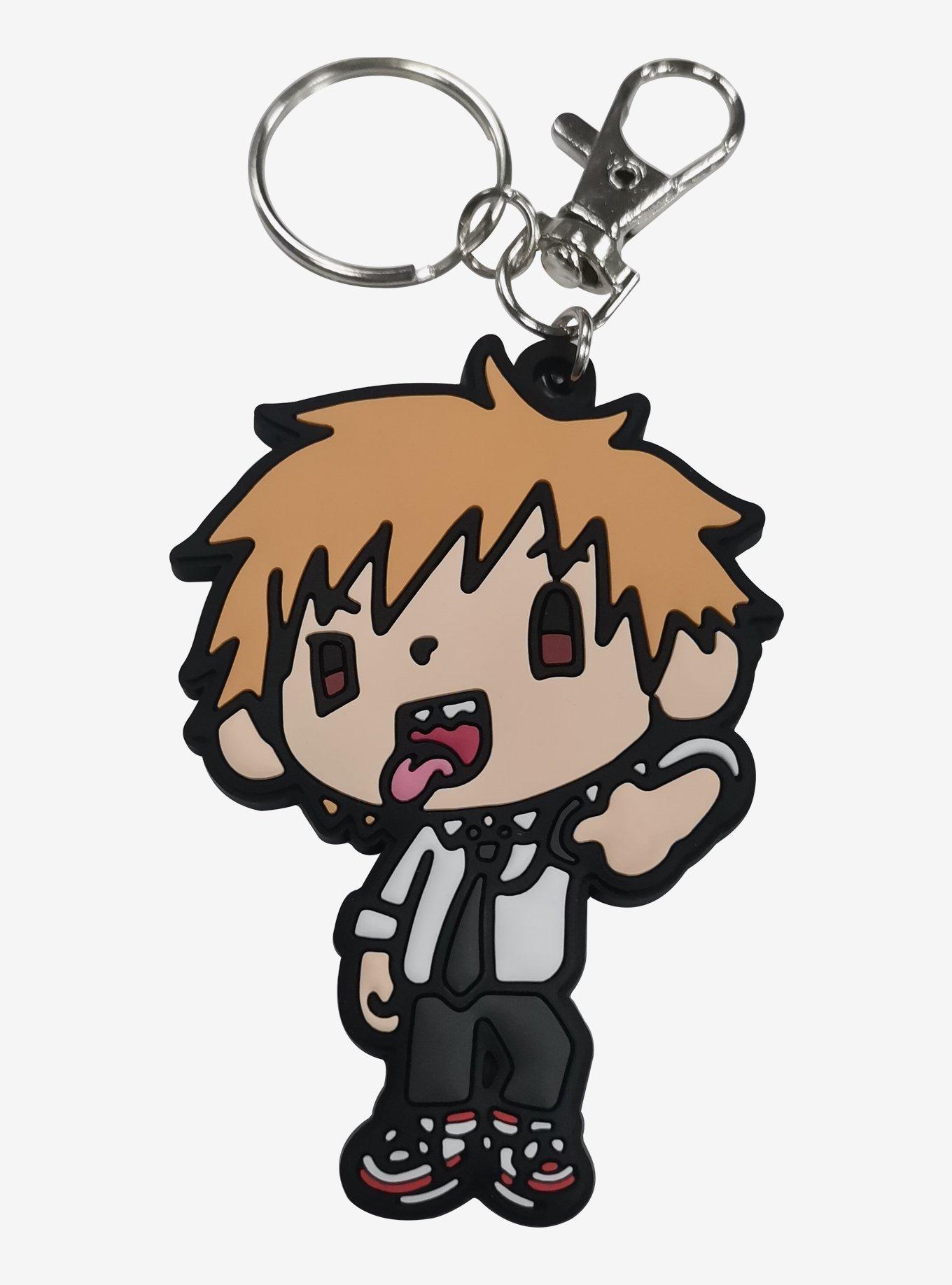 Chainsaw Man Denji Rubber Key Chain, , hi-res