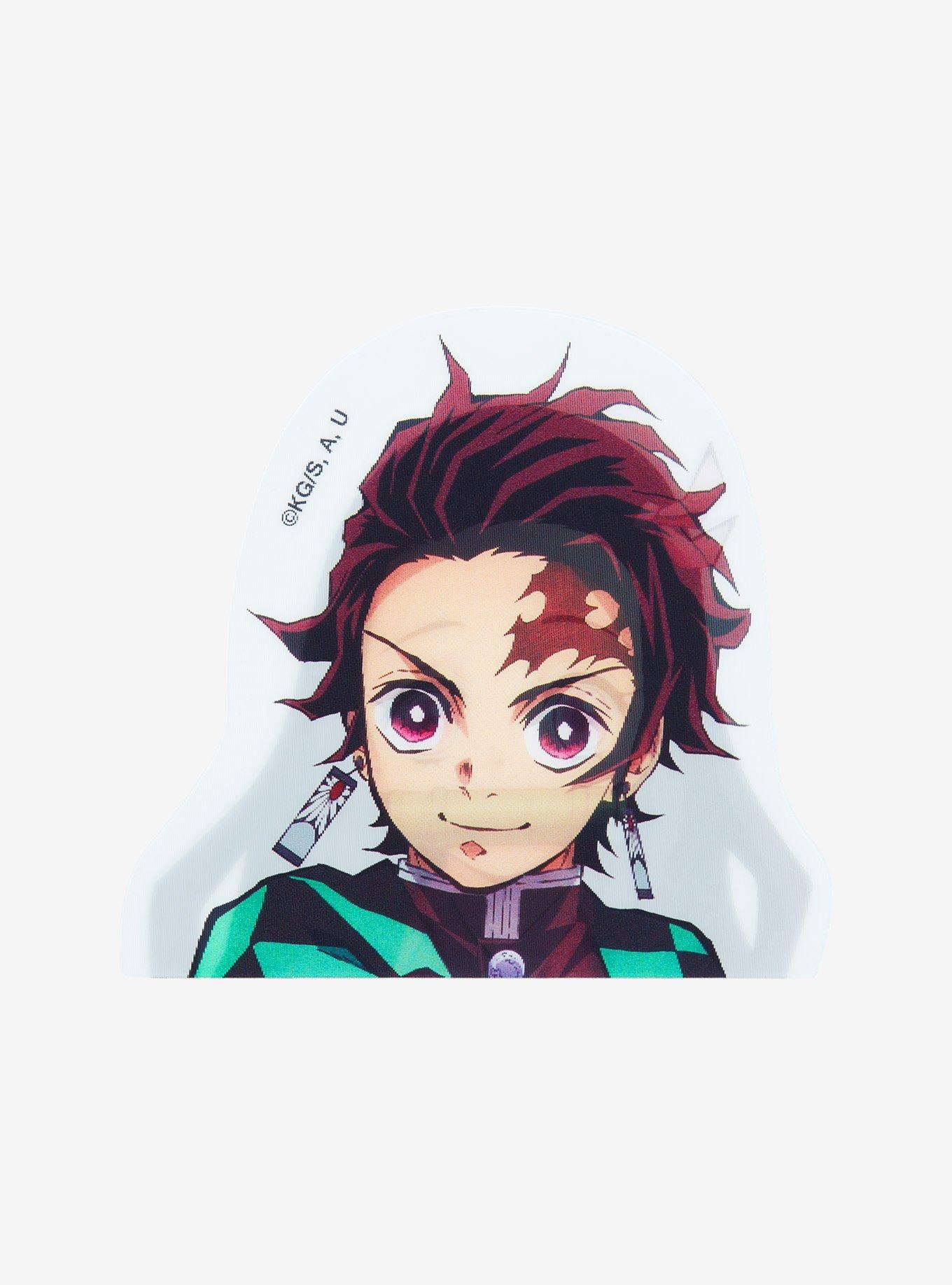 Demon Slayer: Kimetsu No Yaiba Tanjiro & Nezuko Lenticular Car Decal, , hi-res