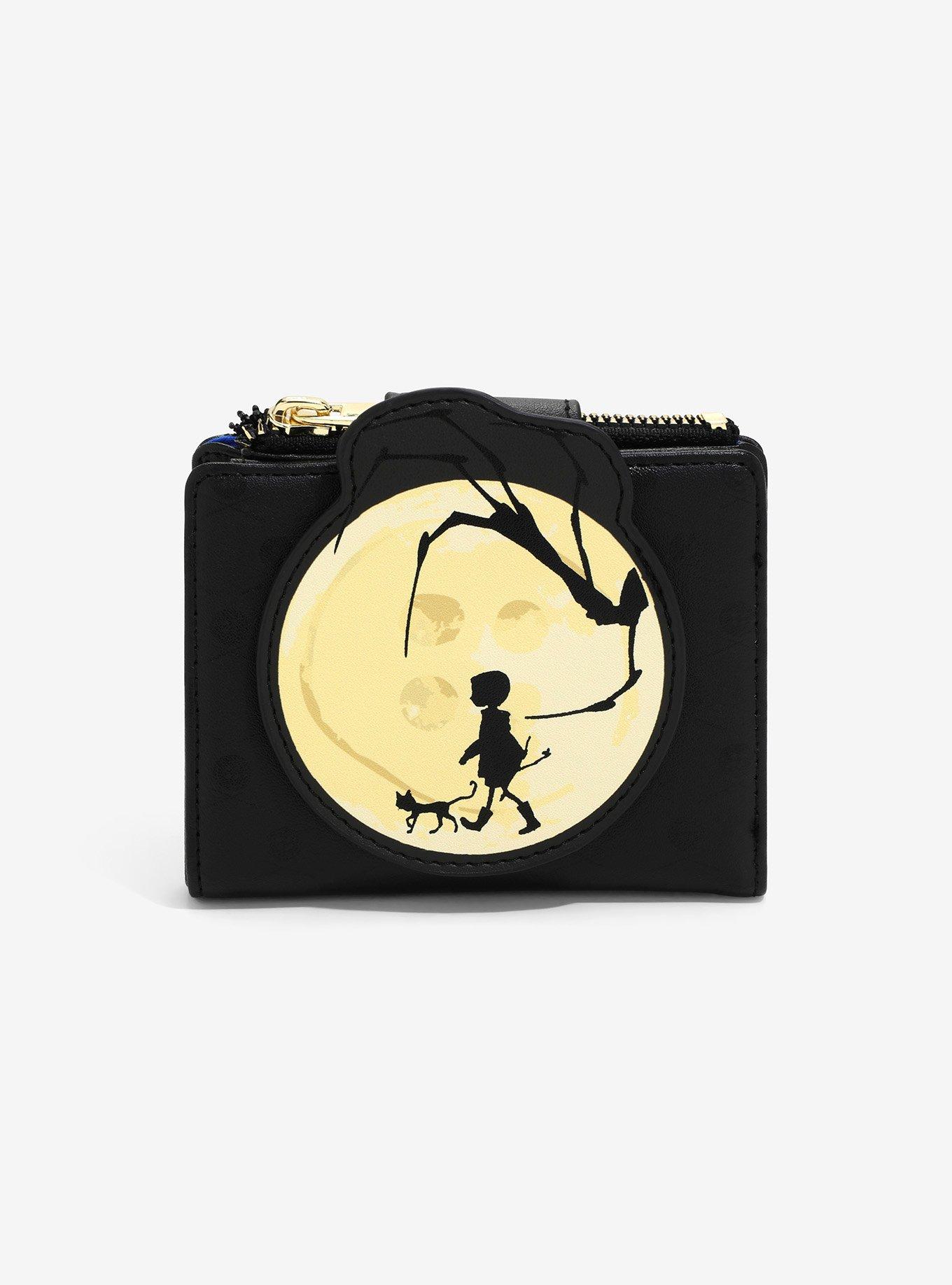 Coraline Moon Silhouette Mini Flap Wallet