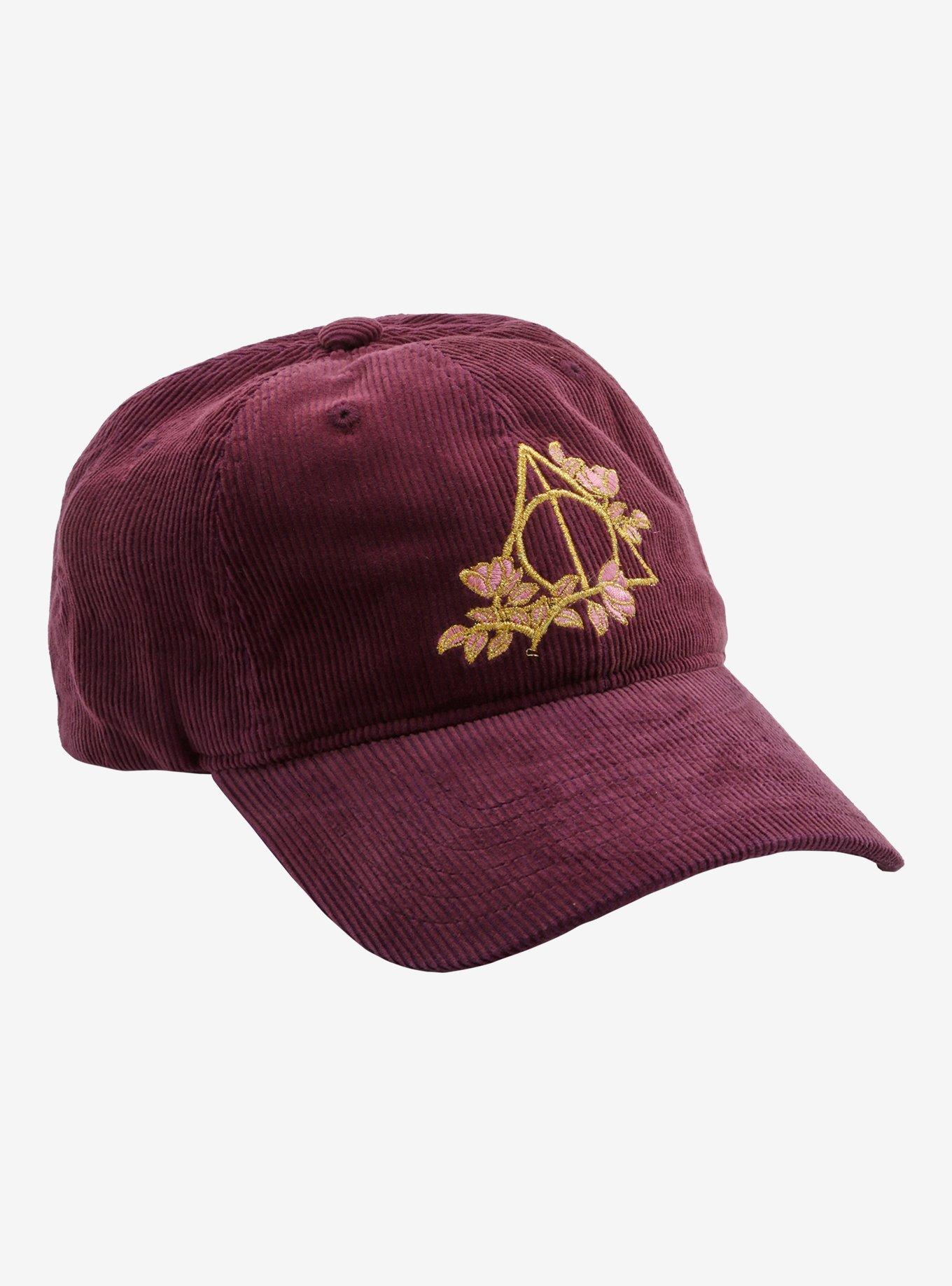 Harry Potter Deathly Hallows Corduroy Dad Cap, , hi-res