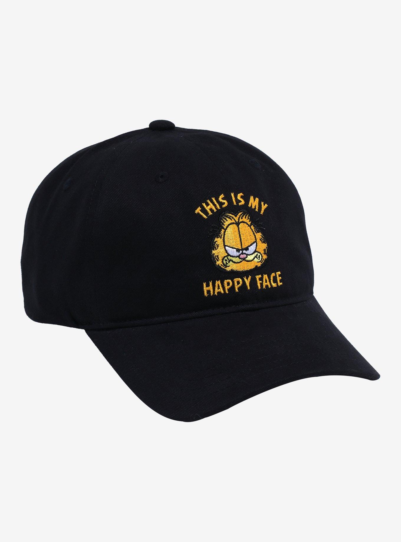 Garfield Happy Face Dad Cap, , hi-res