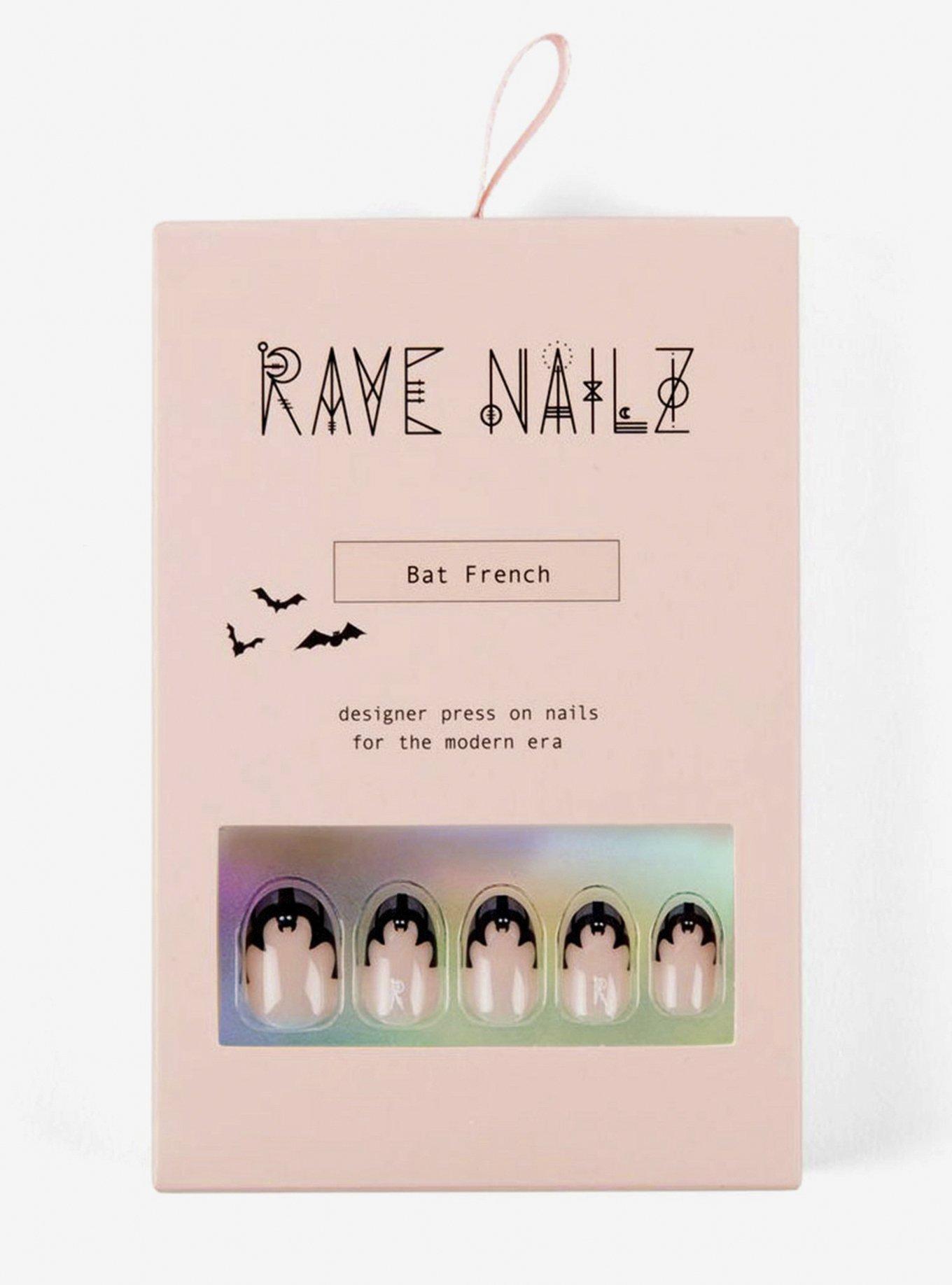 Rave Nailz Bat French Nailz, , hi-res