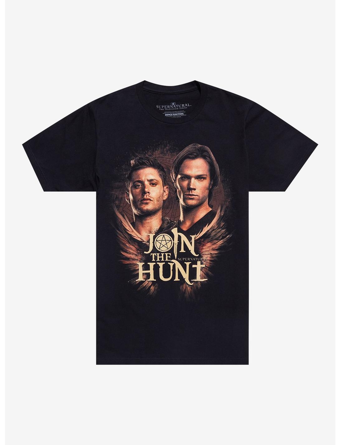 Supernatural Winchester Duo Boyfriend Fit Girls T-Shirt, MULTI, hi-res