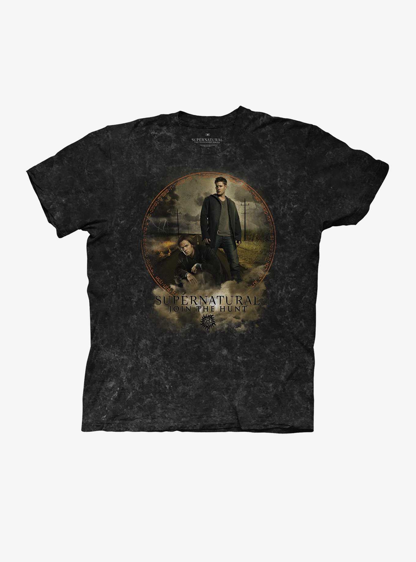 Supernatural Winchester Brothers Wash Boyfriend Fit Girls T-Shirt, , hi-res