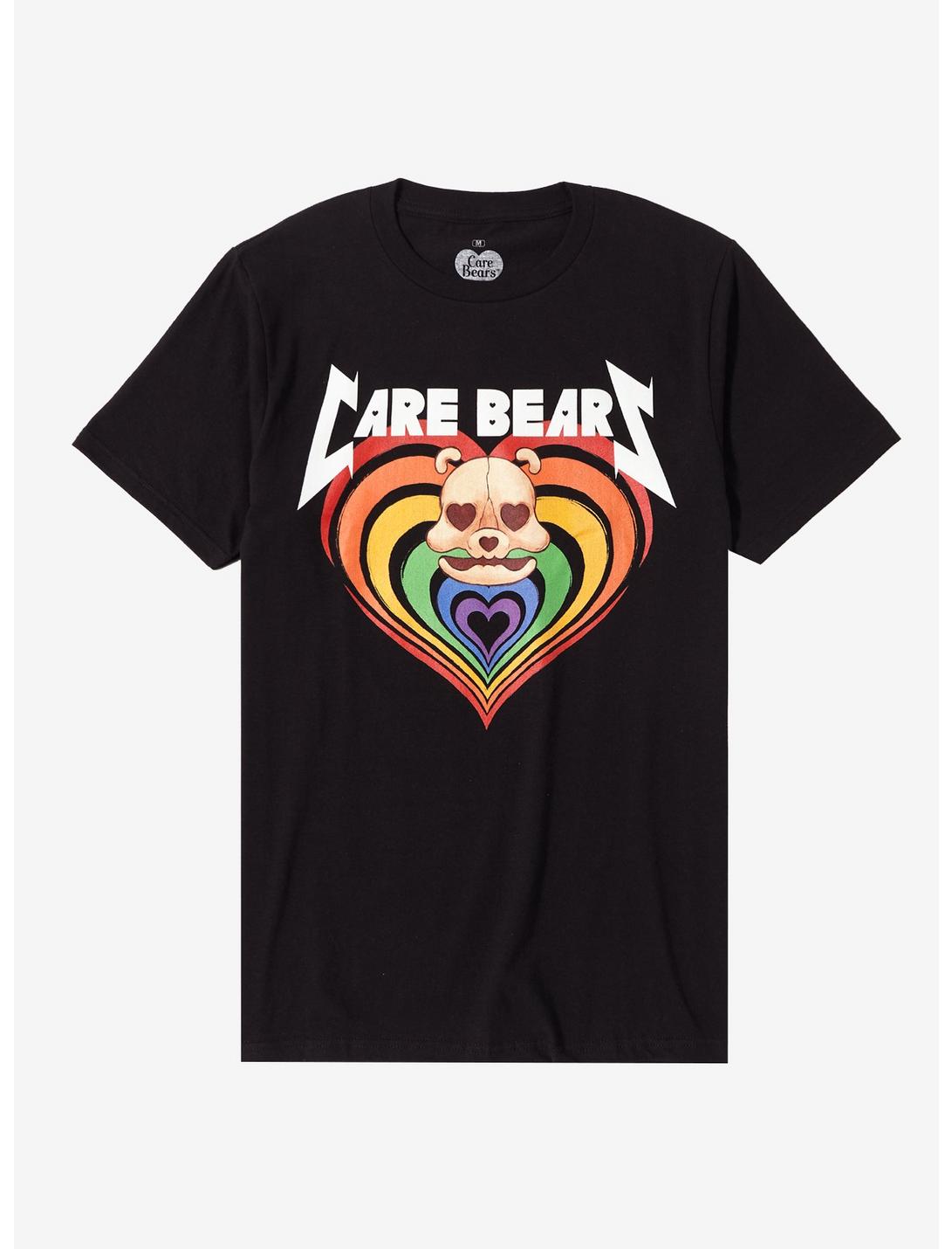 Care Bears Skull Heart Boyfriend Fit Girls T-Shirt, MULTI, hi-res
