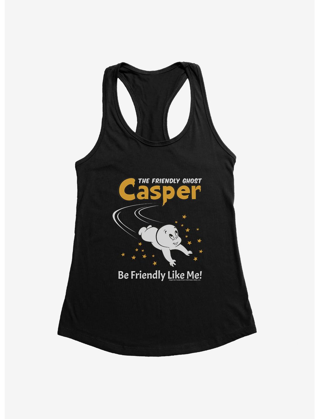 Casper Be Friendly Like Me Girls Tank, BLACK, hi-res