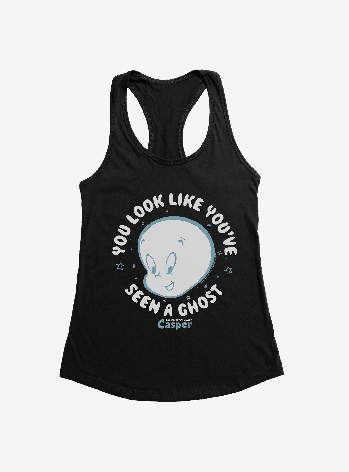 Casper You Look Like You've Seen A Ghost Girls Tank, BLACK, hi-res