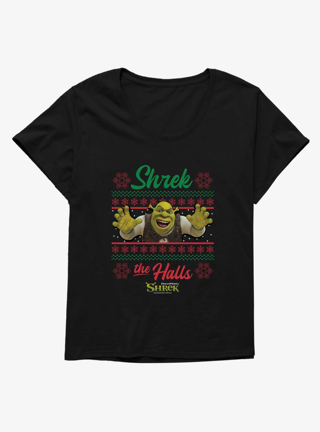 Shrek Shrek The Halls Ugly Christmas Sweater Girls T-Shirt Plus Size, , hi-res