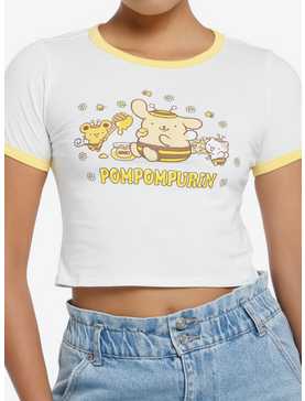 Pompompurin Honey Girls Ringer Baby T-Shirt, , hi-res