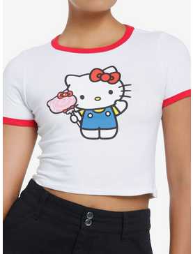 Hello Kitty Candy Girls Ringer Baby T-Shirt, , hi-res