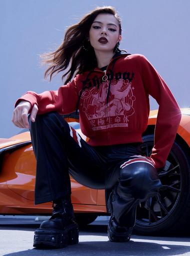 Sonic The Hedgehog Shadow Tonal Girls Crop Hoodie Hot Topic