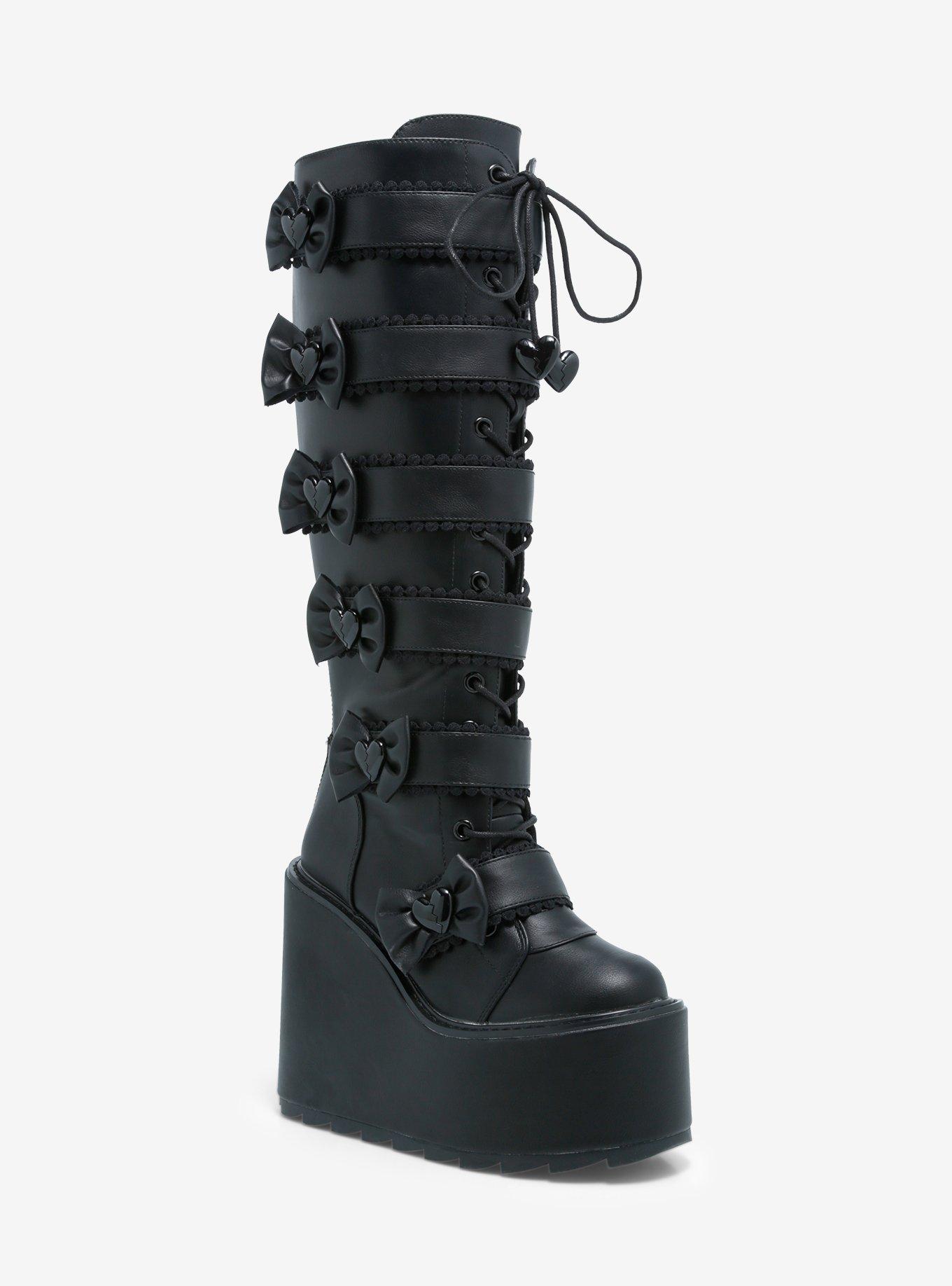 YRU Monster High Elissa Bat Dune Platform Boots, , hi-res