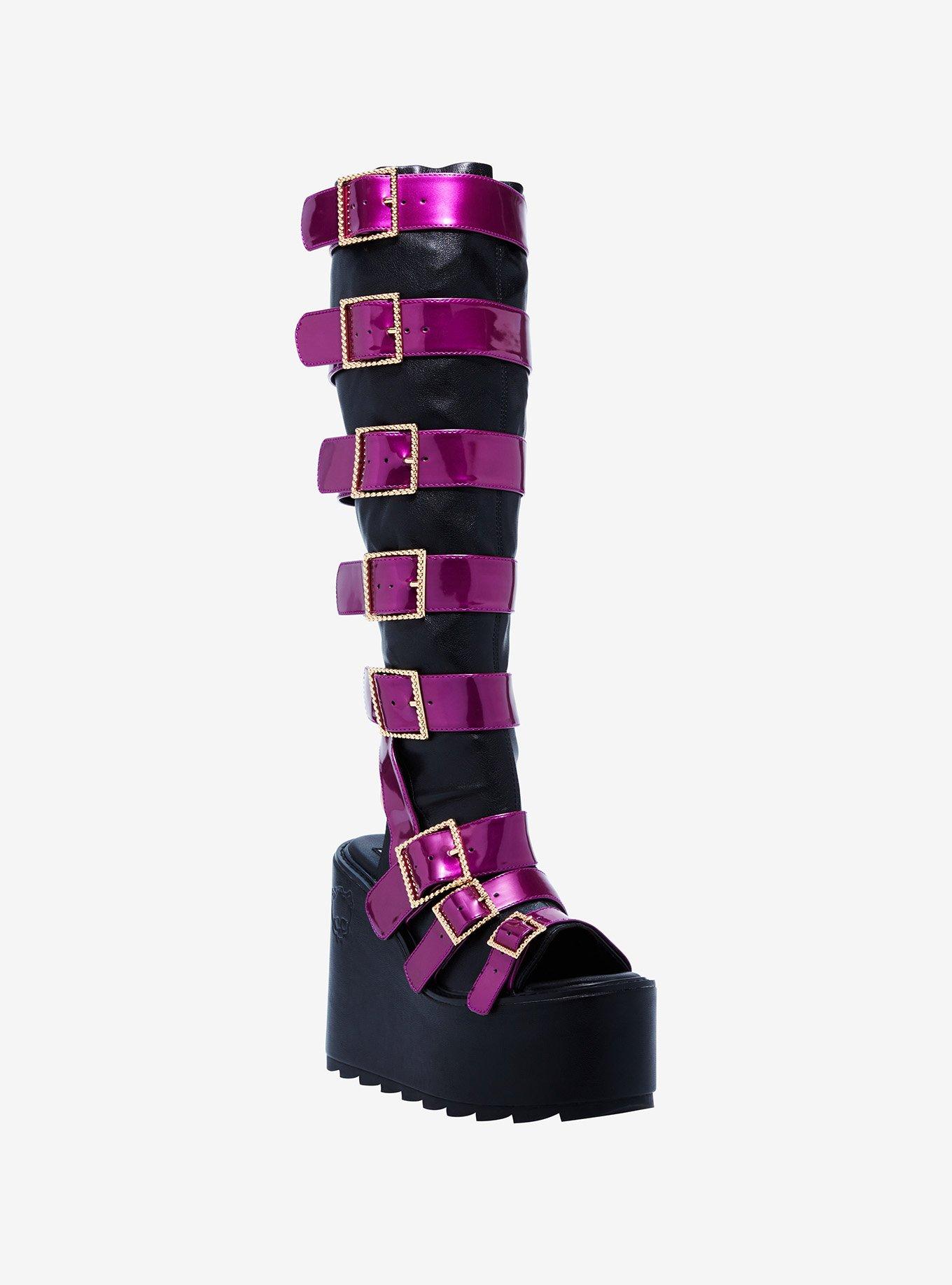 YRU Monster High Howler Clawdeen Platform Boots, MULTI, hi-res