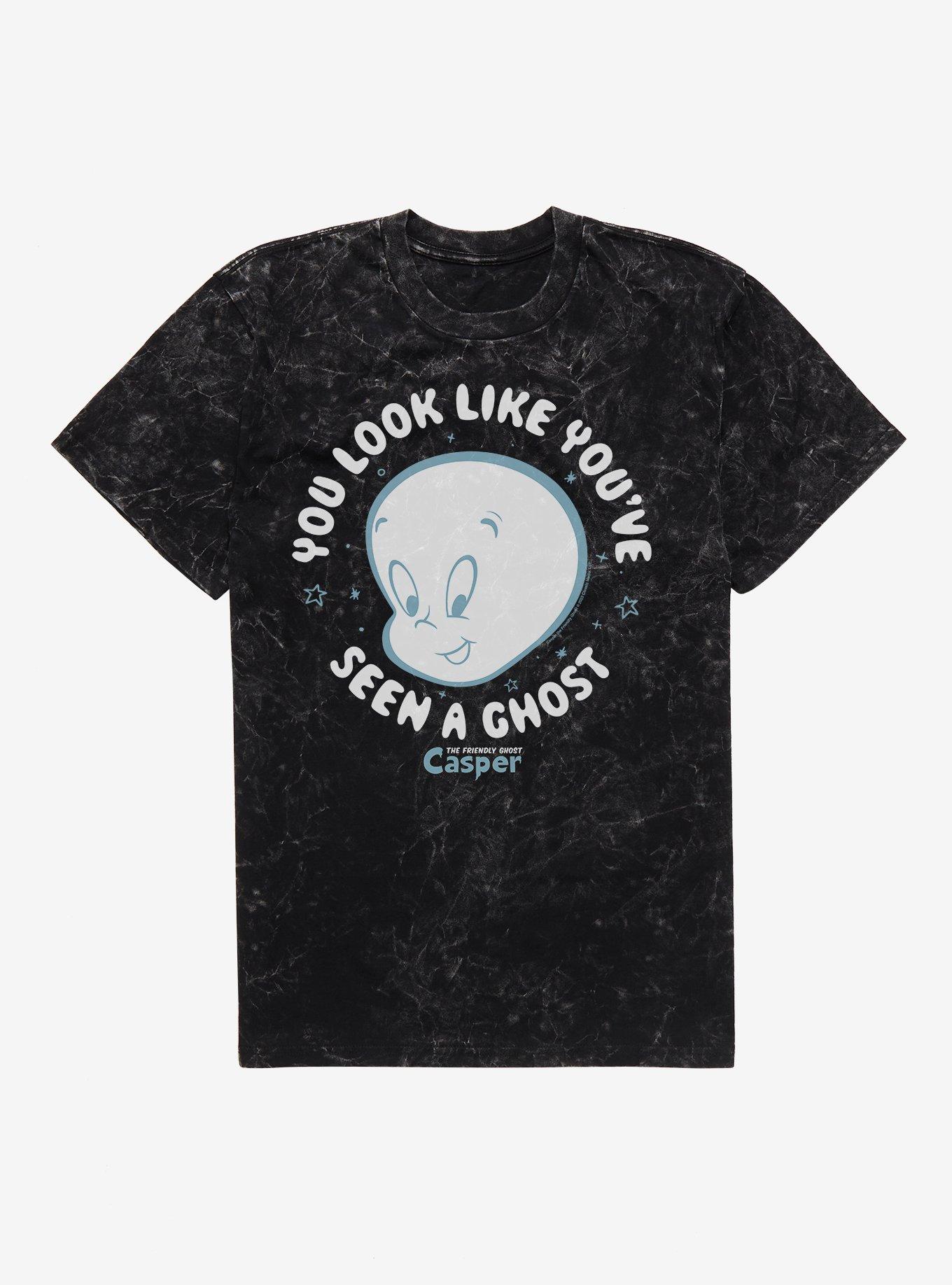 Casper You Look Like You've Seen A Ghost Mineral Wash T-Shirt, BLACK MINERAL WASH, hi-res