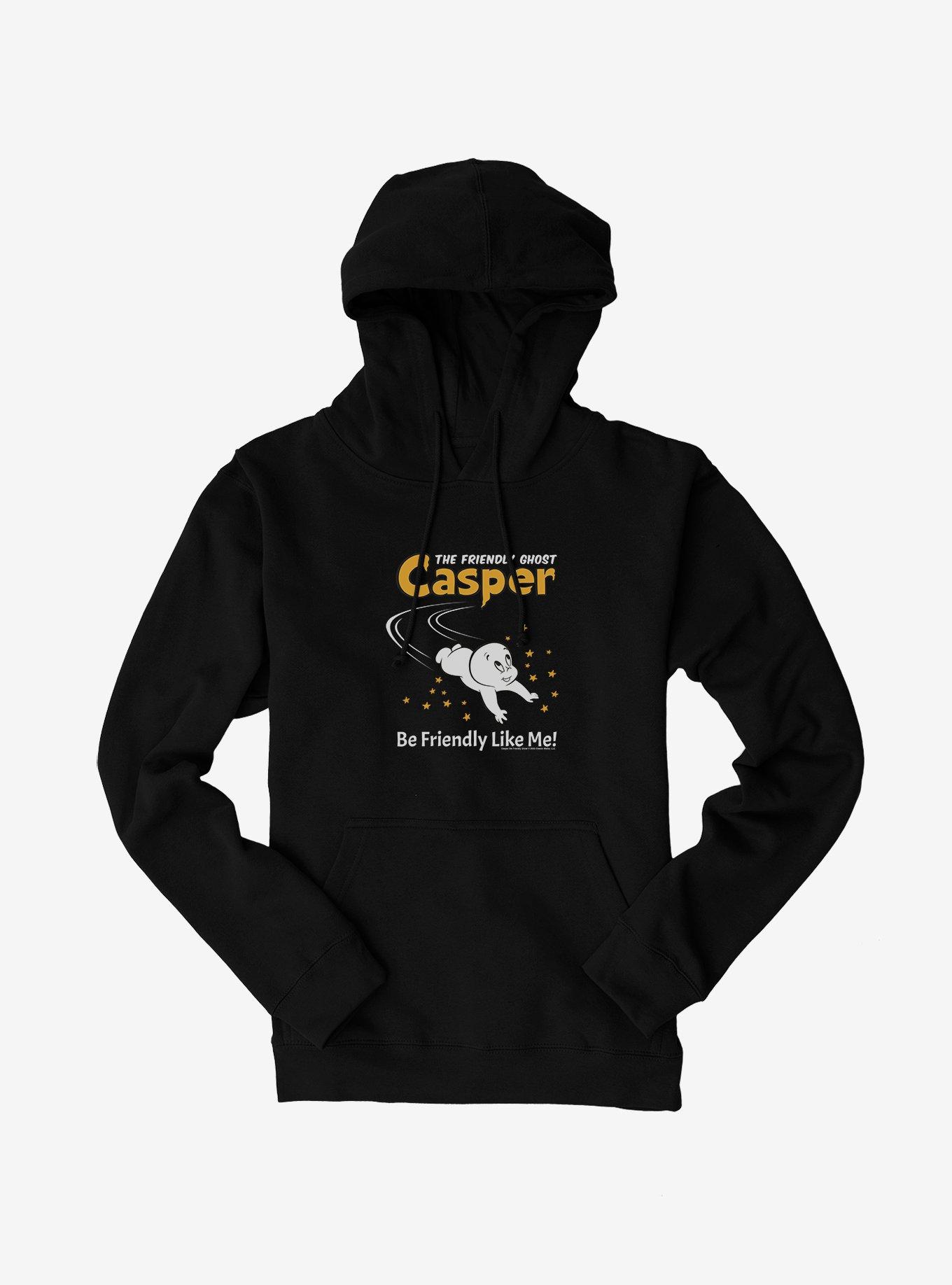 Casper Be Friendly Like Me Hoodie, BLACK, hi-res