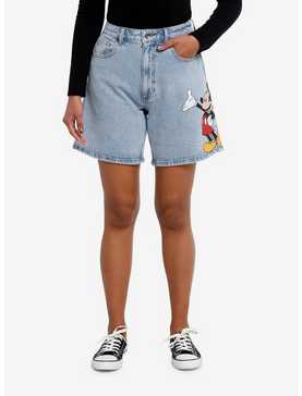 Disney Mickey Mouse Bermuda Jean Shorts, , hi-res