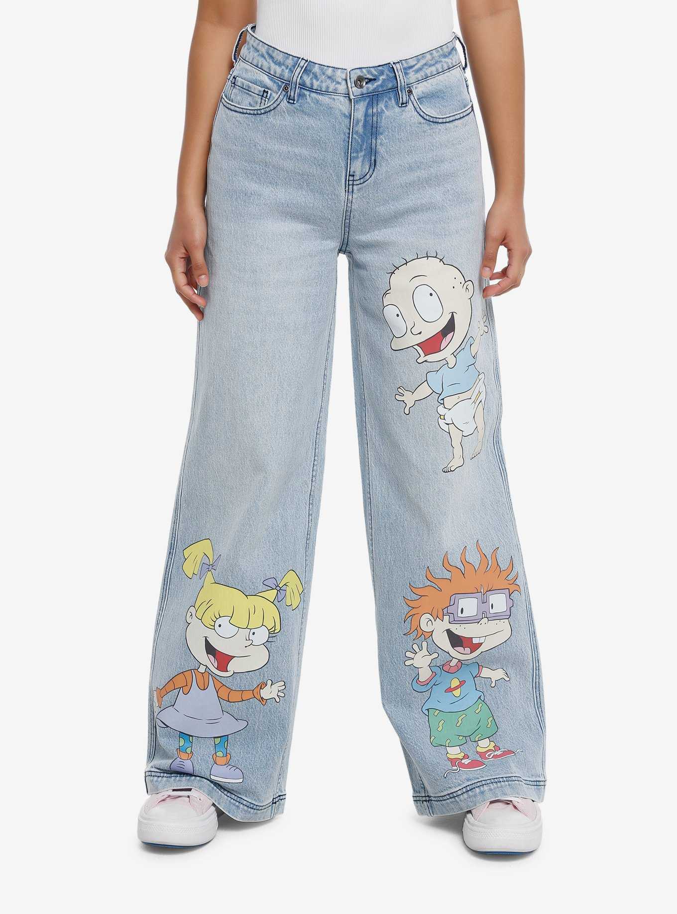 Rugrats Trio Wide Leg Jeans, , hi-res