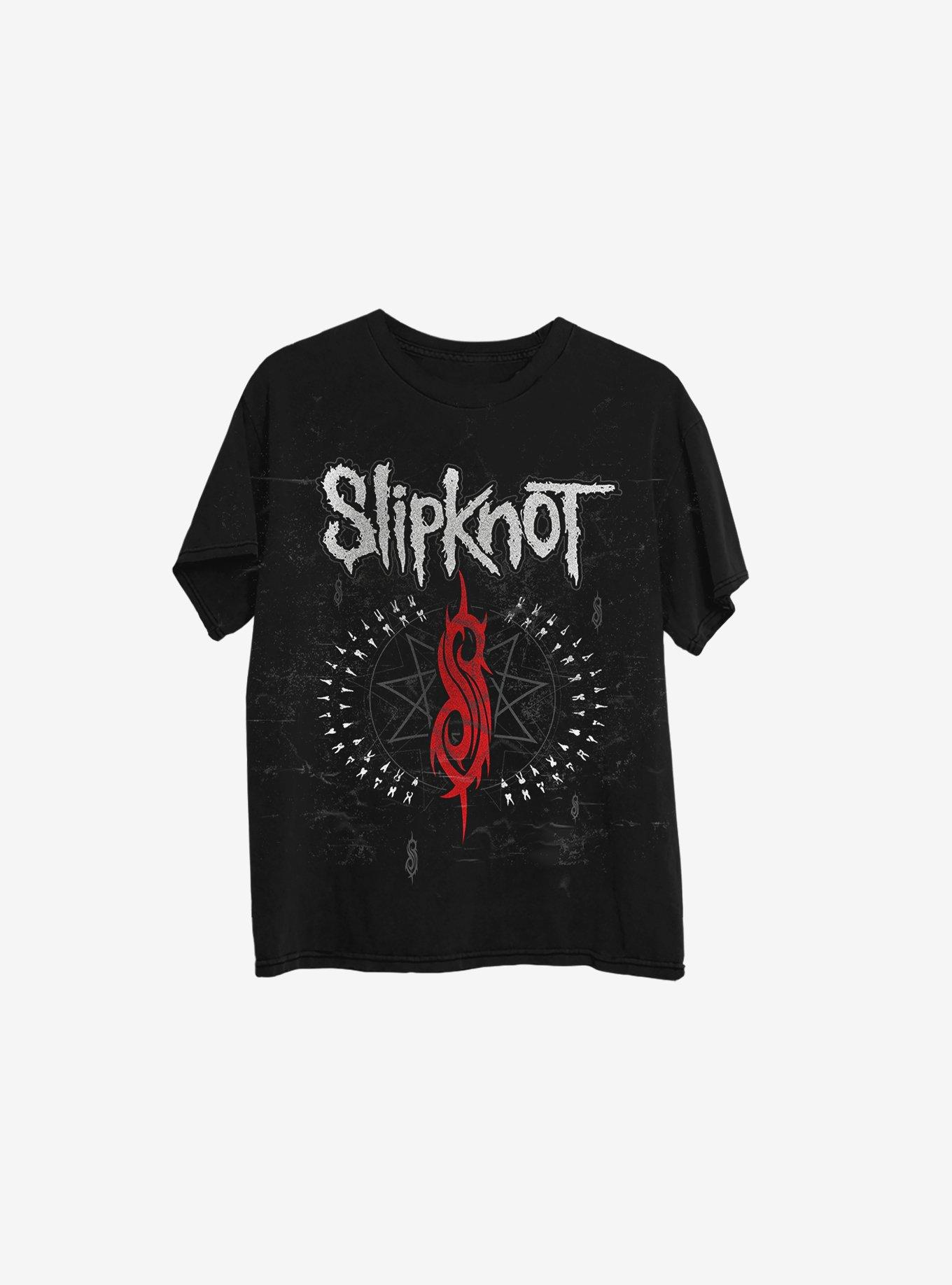 Slipknot T Shirt 9 Point Star Diamante Band Logo Nuovo Ufficiale Unisex