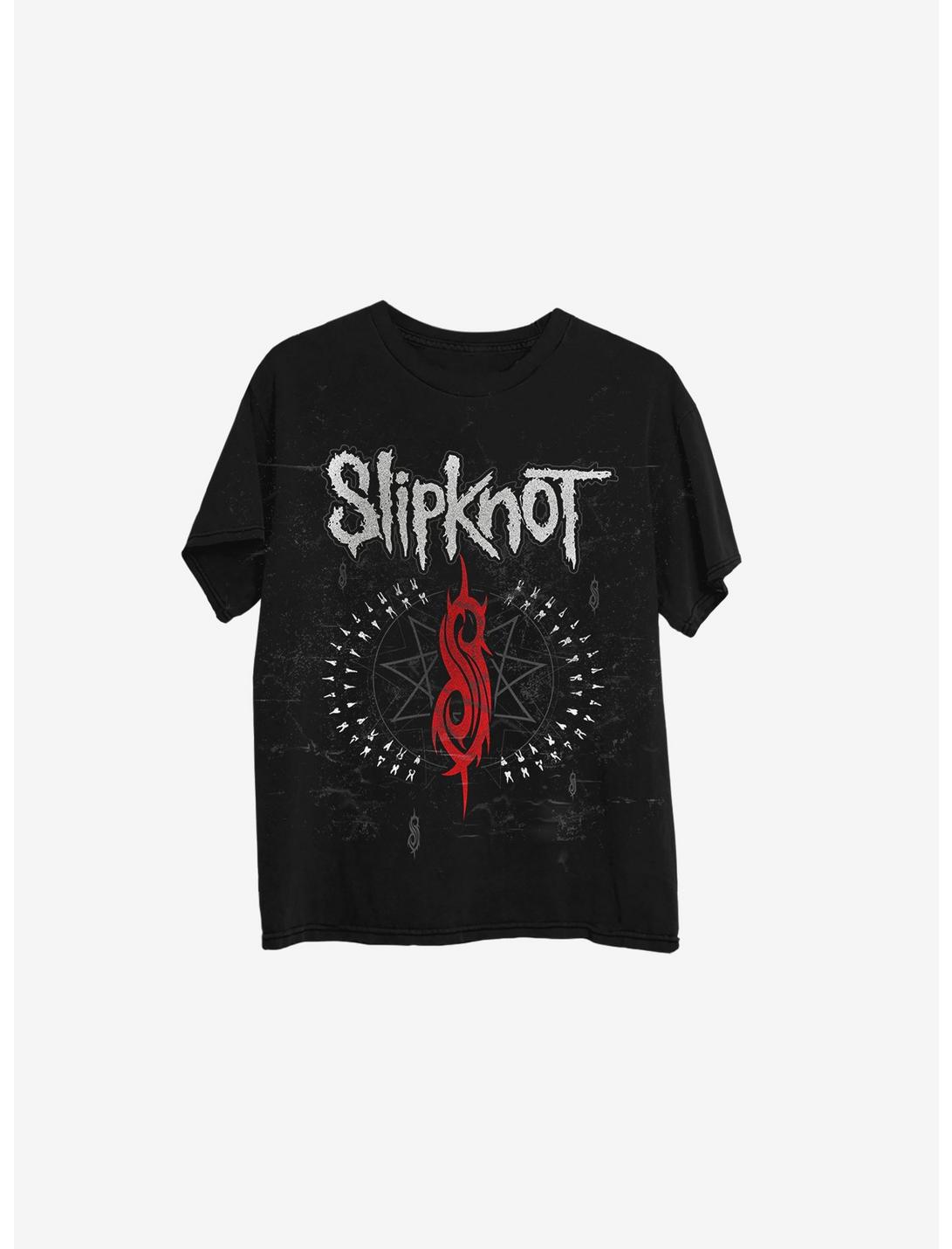 Slipknot Logo Boyfriend Fit Girls T-Shirt, BLACK, hi-res