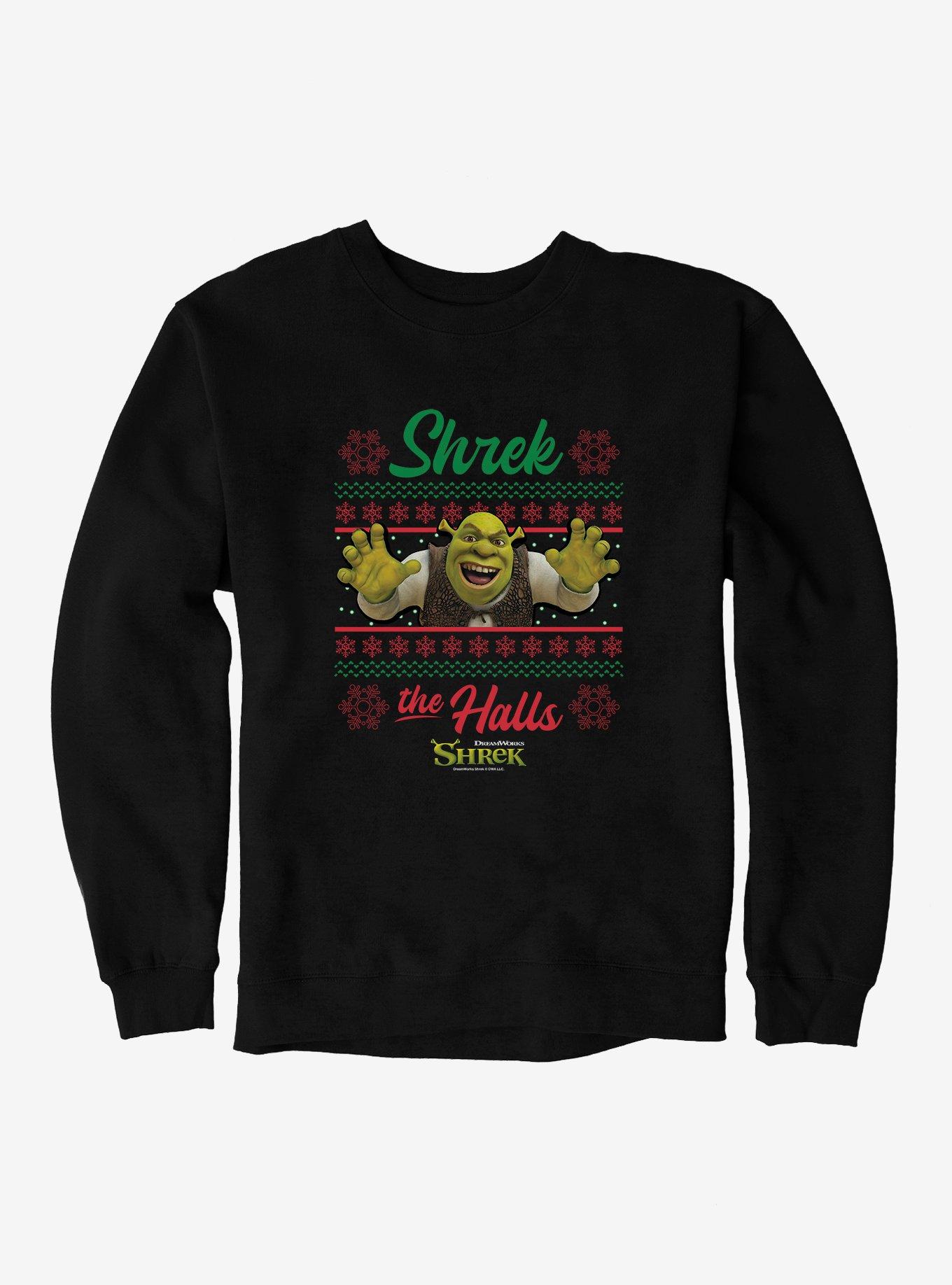 Shrek The Halls Ugly Christmas Sweater Sweatshirt