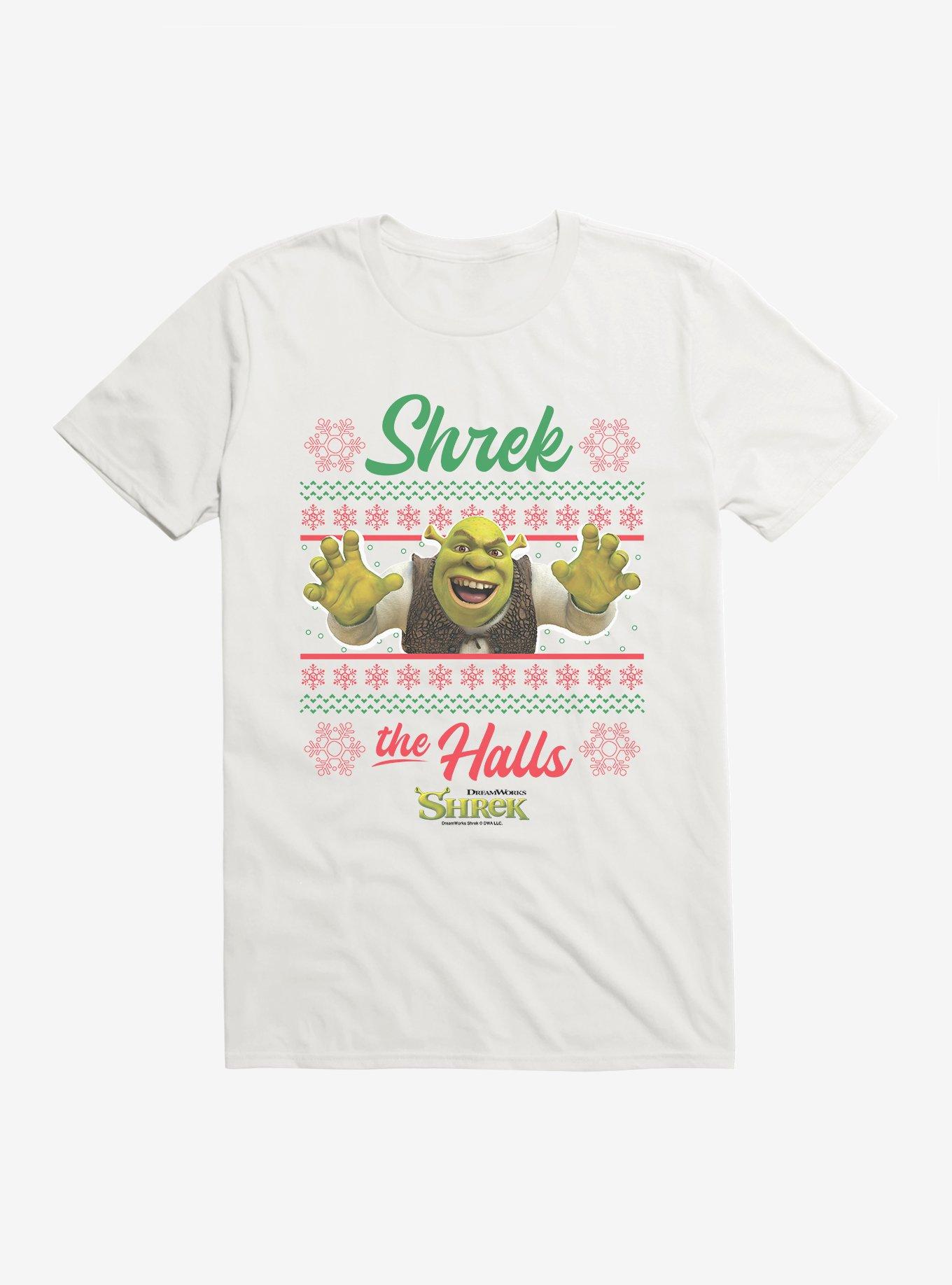 Shrek The Halls Ugly Christmas Sweater T-Shirt