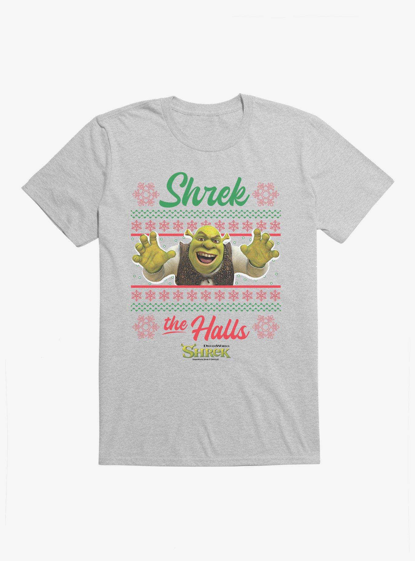 Shrek Shrek The Halls Ugly Christmas Sweater T-Shirt