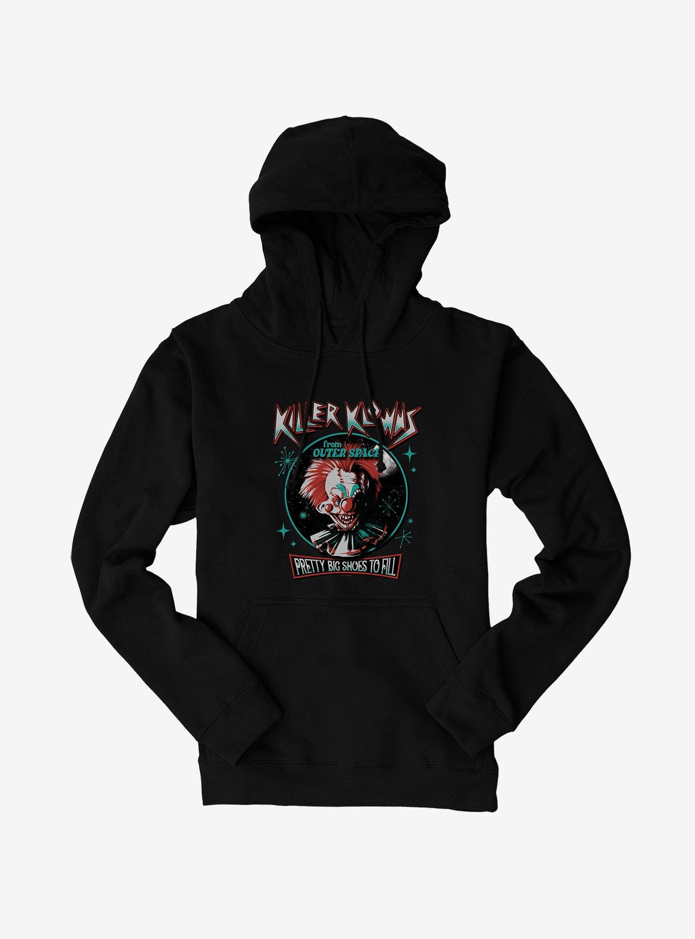 Killer Klowns From Outer Space Pretty Big Shoes To Fill Hoodie, BLACK, hi-res