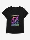 Killer Klowns From Outer Space Gradient Group Girls T-Shirt Plus Size, BLACK, hi-res