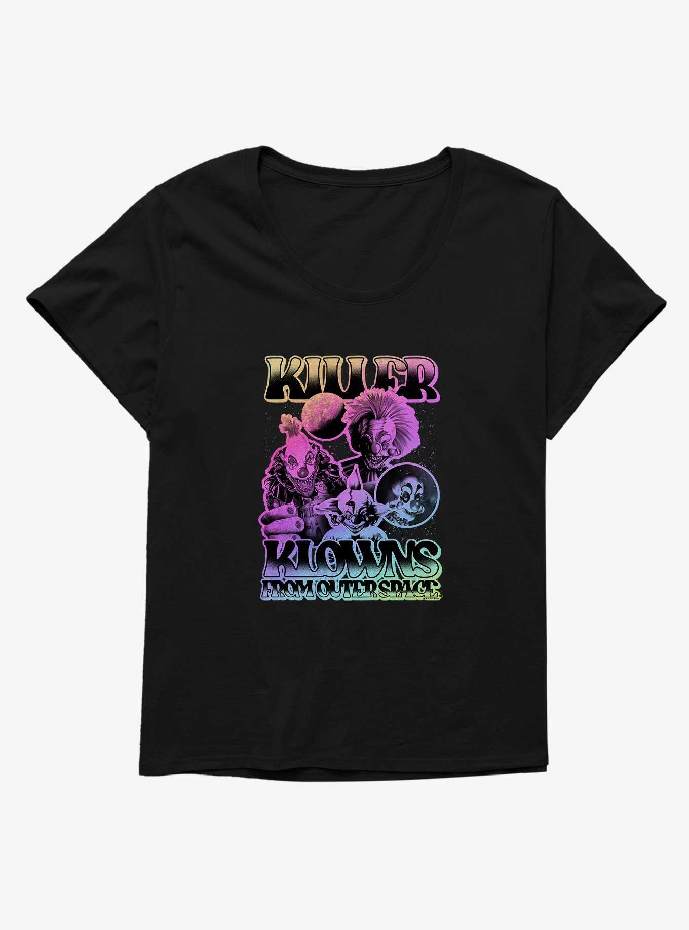 Killer Klowns From Outer Space Gradient Group Girls T-Shirt Plus Size, , hi-res