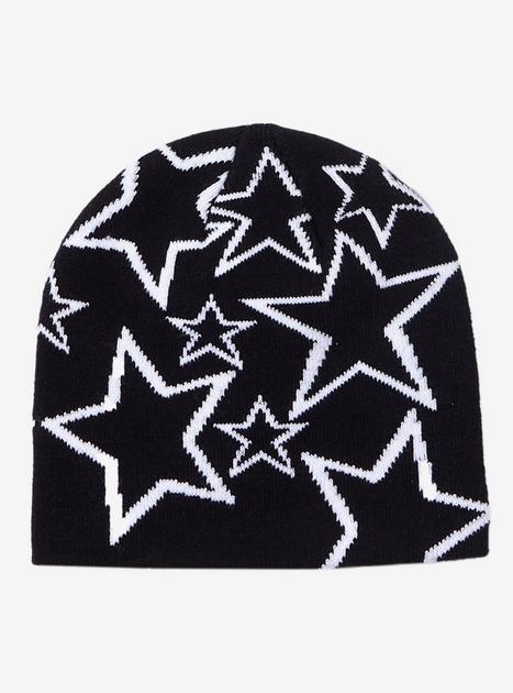 Star Outline Beanie | Hot Topic