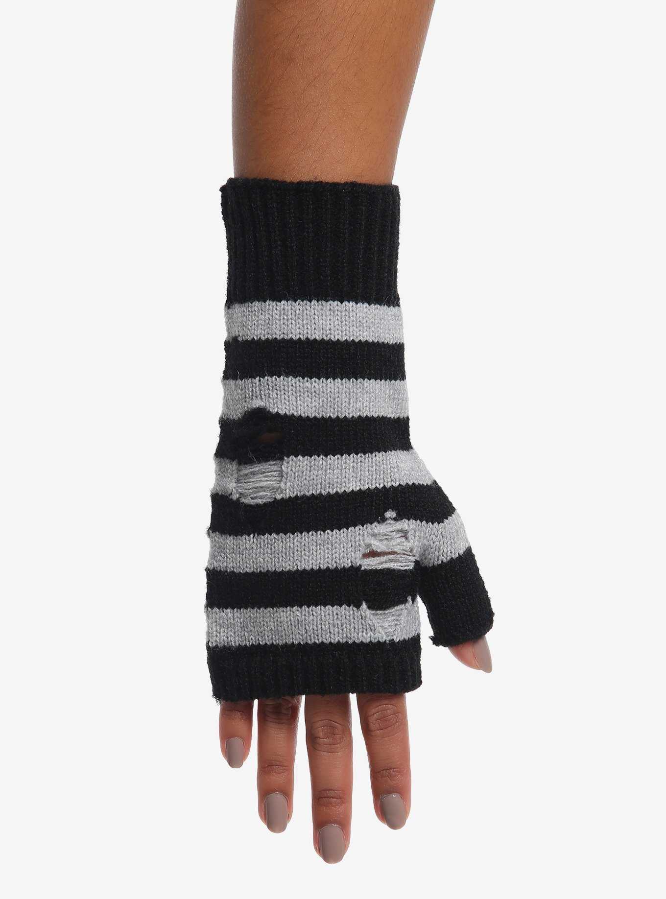 Short Fingerless Gloves Women, Short Gloves Blue Gloves Tardis