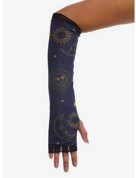 Celestial Mesh Layered Arm Warmers, , hi-res