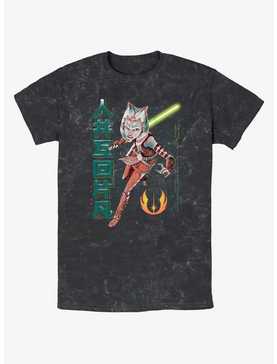 Star Wars Ahsoka Rebel Jedi Mineral Wash T-Shirt, , hi-res