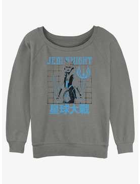 Star Wars Ahsoka Jedi Knight Lightsabers Womens Slouchy Sweatshirt, , hi-res