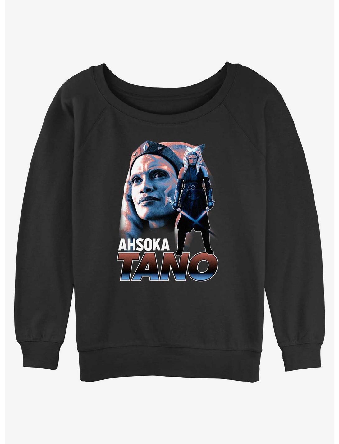 Star Wars Ahsoka Jedi Trainer Tano Womens Slouchy Sweatshirt, BLACK, hi-res
