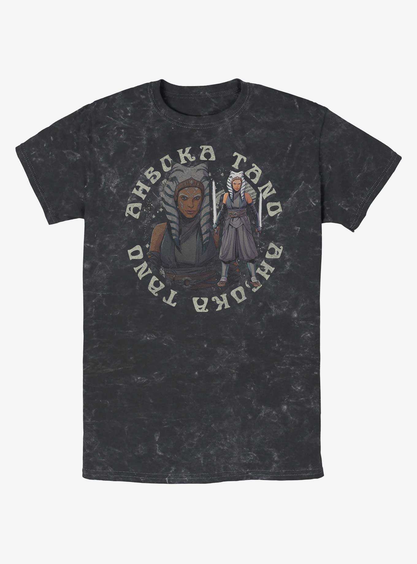 Star Wars Ahsoka Tano Badge Mineral Wash T-Shirt, , hi-res