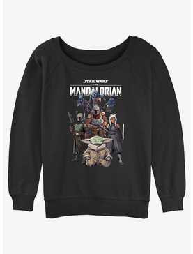 Star Wars Ahsoka Mandalorian Group Womens Slouchy Sweatshirt, , hi-res