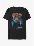 Star Wars Ahsoka Twin Sabers T-Shirt, BLACK, hi-res