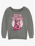 Star Wars Ahsoka Jedi In Training Womens Slouchy Sweatshirt, GRAY HTR, hi-res