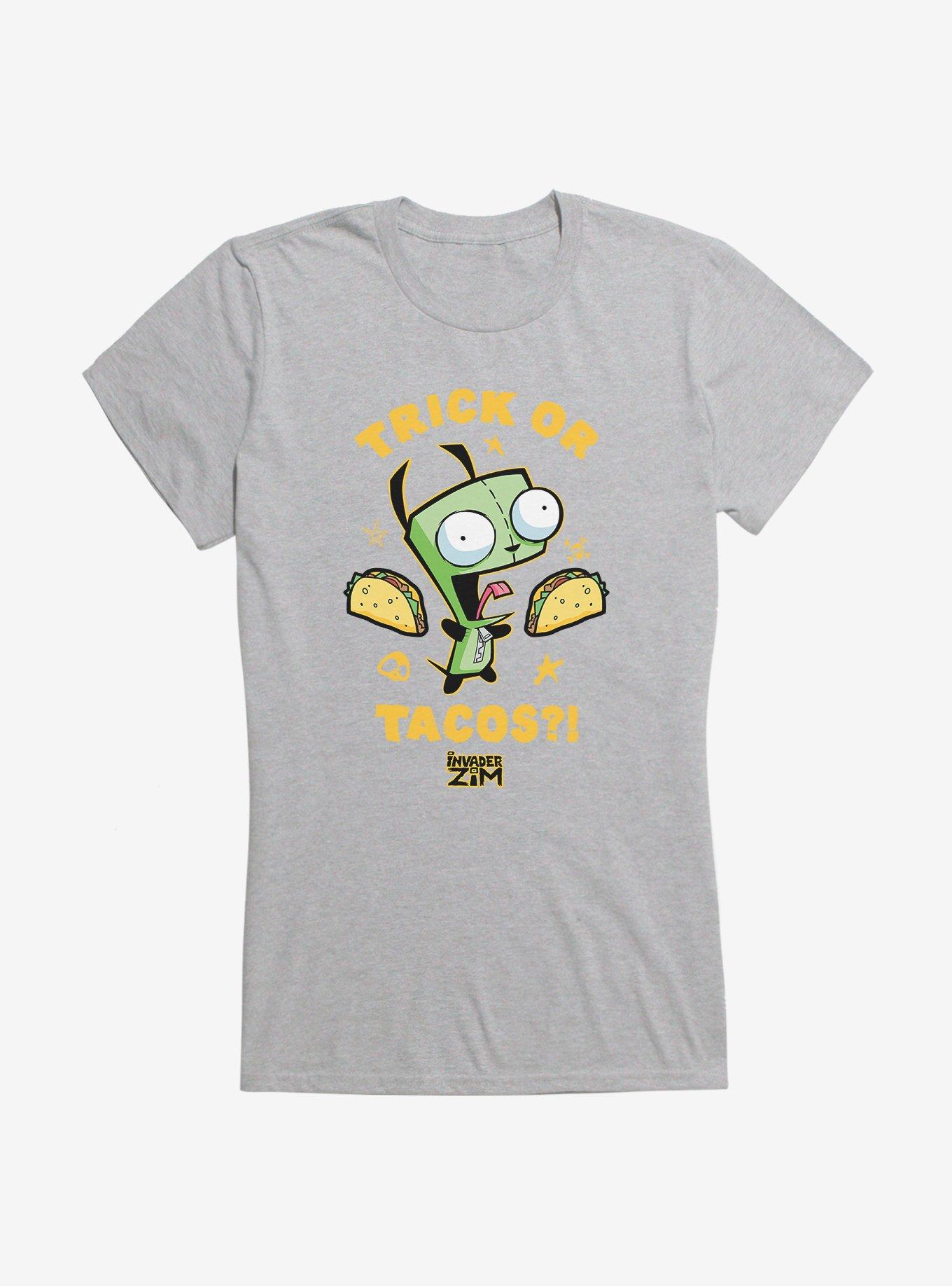 Invader Zim Trick Or Tacos Girls T-Shirt, , hi-res