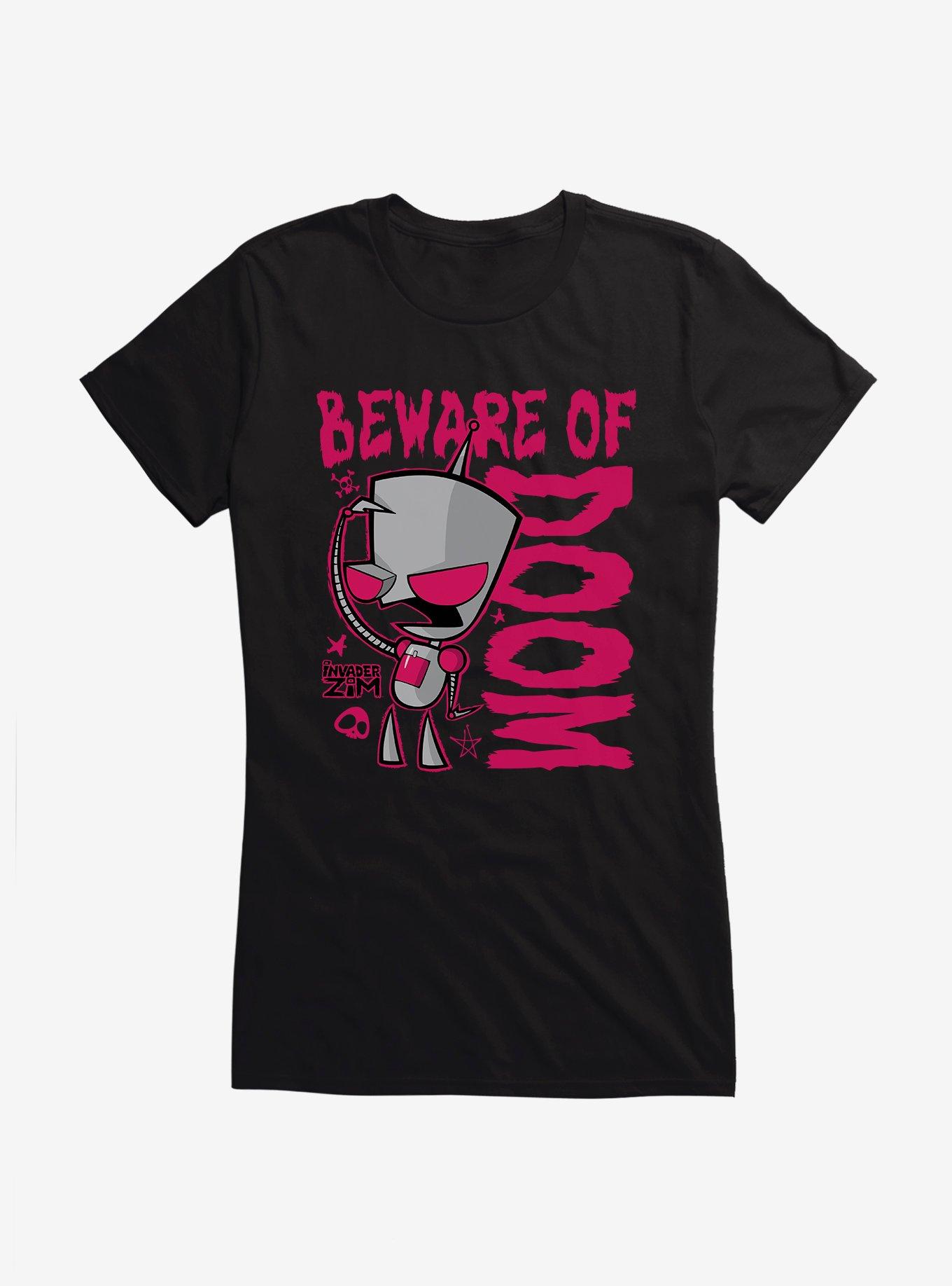 Invader Zim Beware Of Doom Girls T-Shirt, , hi-res