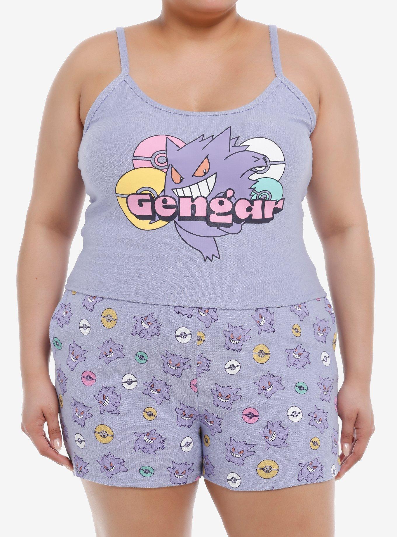 Pokemon Gengar Girls Lounge Set Plus Size, MULTI, hi-res