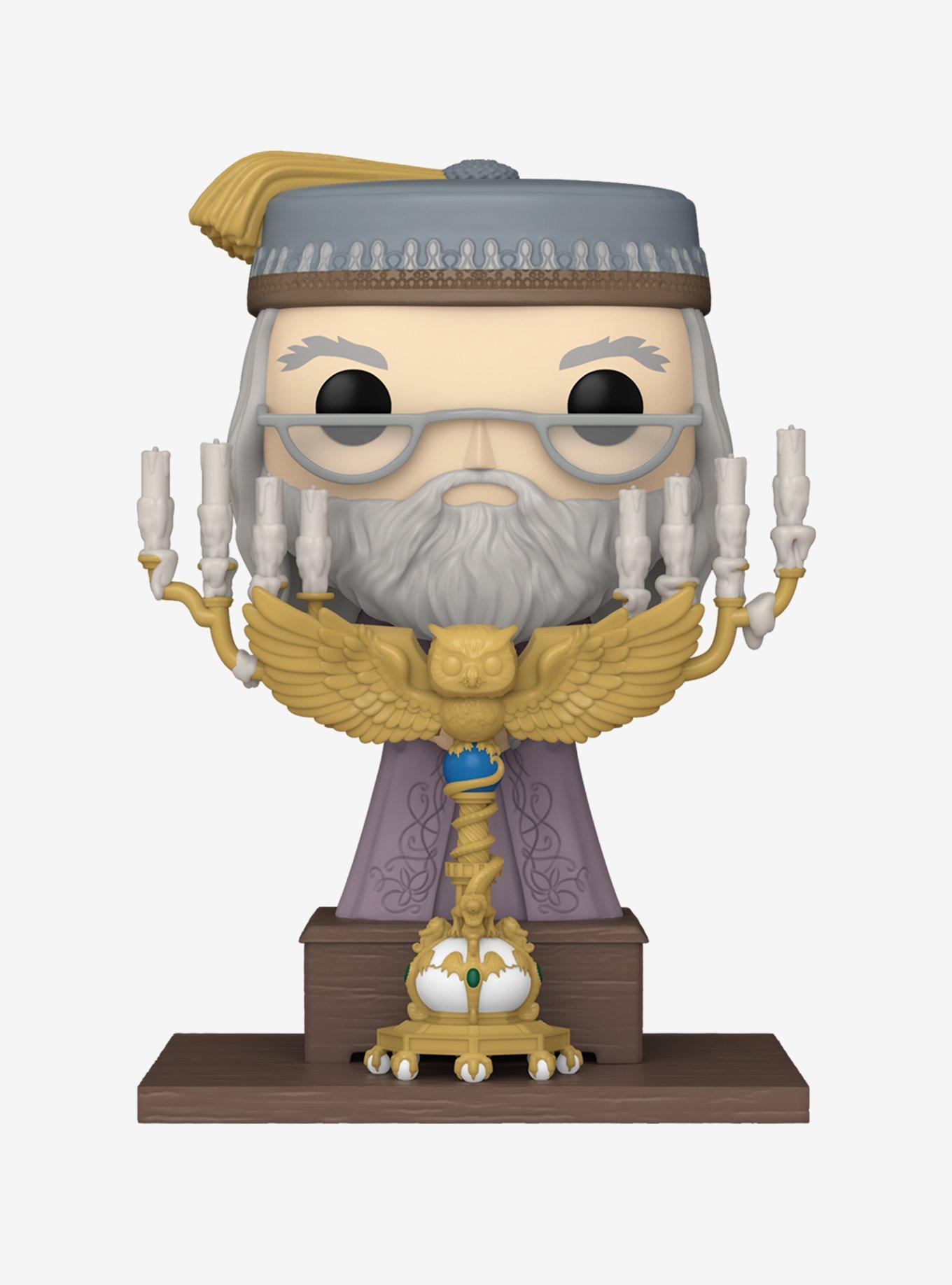 Funko Harry Potter And The Prisoner Of Azkaban Pop! Deluxe Albus Dumbledore With Podium Vinyl Figure, , hi-res